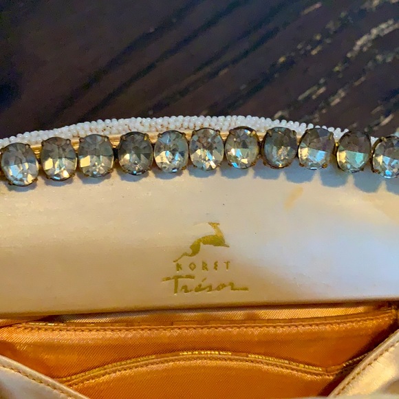 Rare Vintage Beaded Rhinestone Purse - Picture 8 of 14